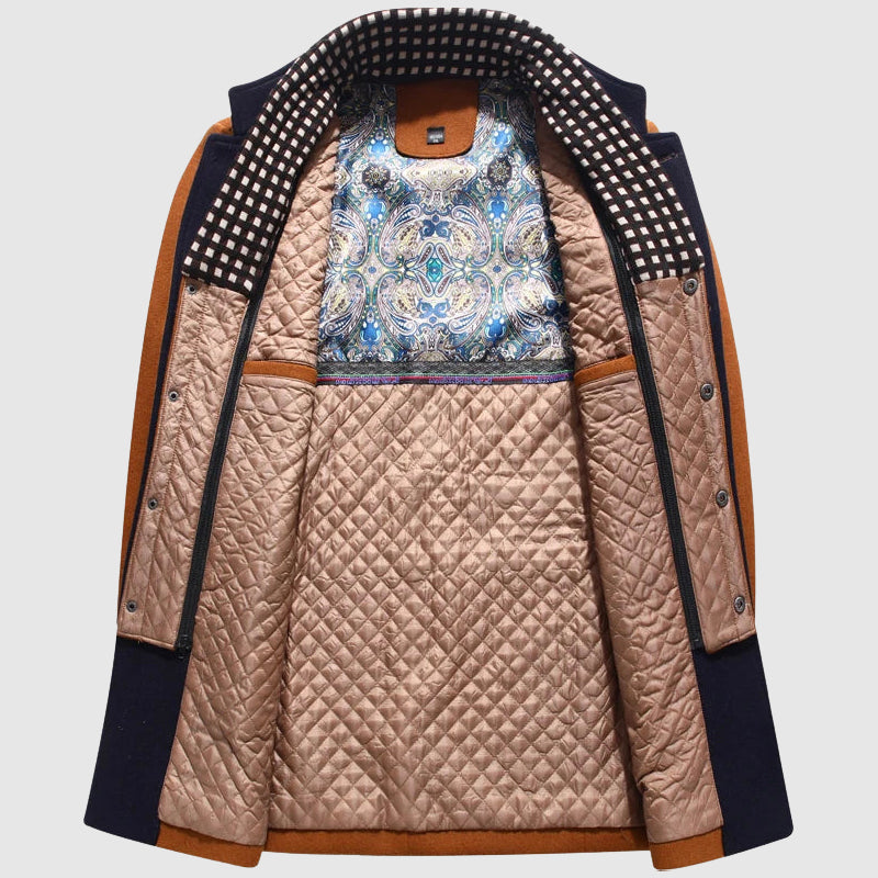 Men´s Lorenzo Vitali Elite Wool Coat – Tailored Premium Wool Overcoat