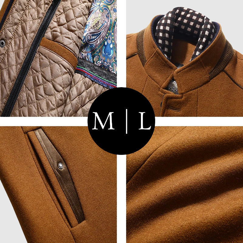 Men´s Lorenzo Vitali Elite Wool Coat – Tailored Premium Wool Overcoat