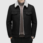 Men's Roberto Russo Elite Warm Jacket – Sherpa-Lined Lycra Blend Parka