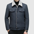 Men's Roberto Russo Elite Warm Jacket – Sherpa-Lined Lycra Blend Parka