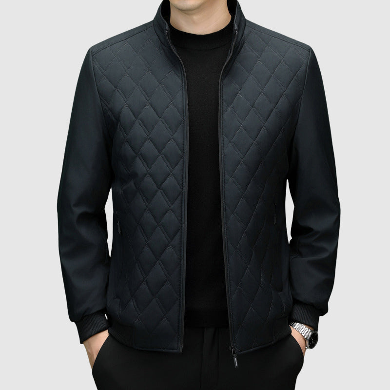 Men's Il Stile Monogramma Jacket – Premium Embossed Monogram Streetwear Layer