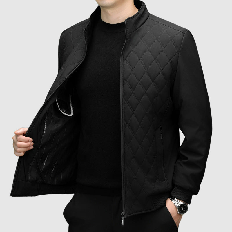 Men's Il Stile Monogramma Jacket – Premium Embossed Monogram Streetwear Layer
