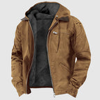 Men's Alessandro Veneti Shield Soft Hooded Jacket – Lightweight Wind-Resistant Layer