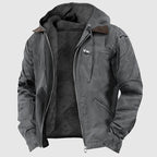 Men's Alessandro Veneti Shield Soft Hooded Jacket – Lightweight Wind-Resistant Layer
