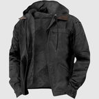 Men's Alessandro Veneti Shield Soft Hooded Jacket – Lightweight Wind-Resistant Layer