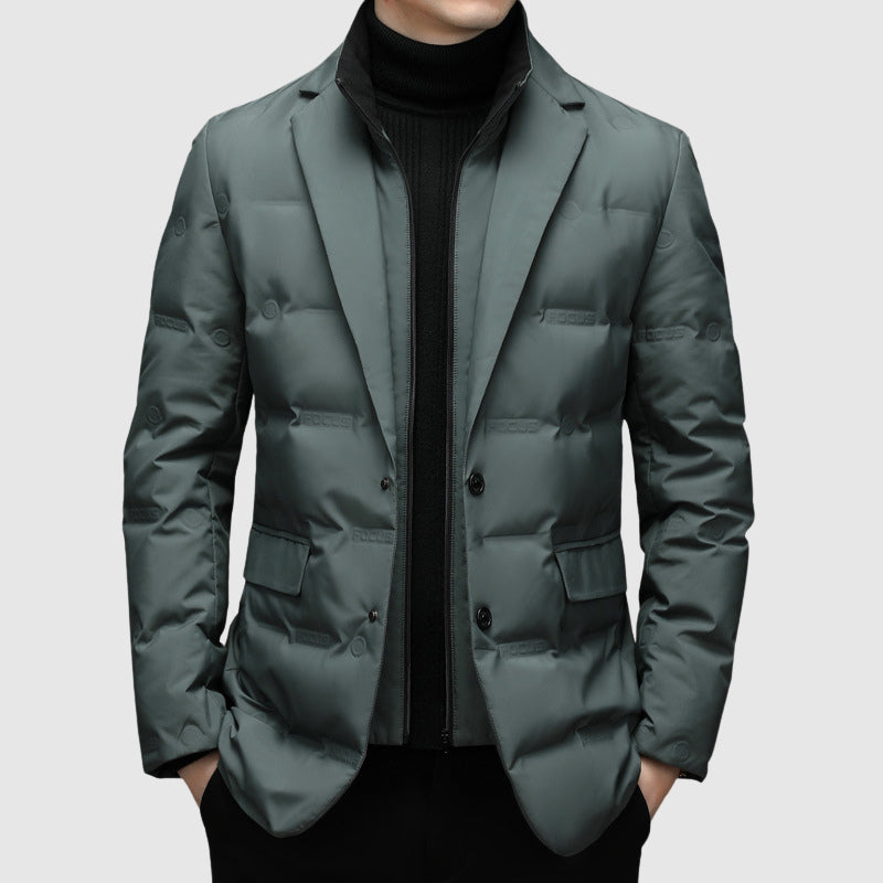Men's L’Essenziale Piumino Jacket – Premium Duck-Down Insulated Coat
