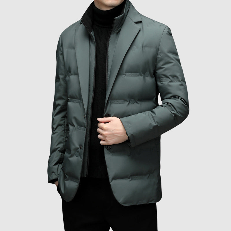 Men's L’Essenziale Piumino Jacket – Premium Duck-Down Insulated Coat