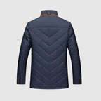 Men's Felix Grant Timeless Comfort Jacket – Plush Collar & Zip-Button Outerwear